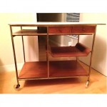 vintage 1955 paul mccobb bar cart