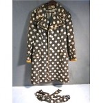 vintage 1960s lilli ann polka dot coat z