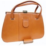 vintage 1960s pigskin leather handbag