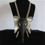 vintage 1960s razza elephant necklace