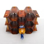 vintage 1960s torsten johansson rosewood wine rack