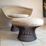 vintage 1960s warren platner for knoll lounge chair and ottoman z