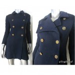 vintage 1960s wool military coat