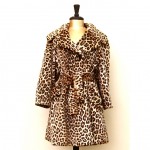 vintage 1970s faux leopard coat z