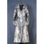 vintage 1970s karakul lamb and leather coat