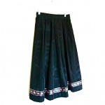 vintage 1970s ysl moire silk skirt