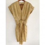 vintage 1980s giorgio armani sikl brocade dress