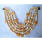 vintage 1980s jay feinberg carved necklace