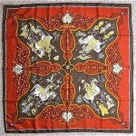 vintage 1988 hermes silk scarf