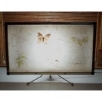 vintage fiberglass butterfly television lamp