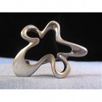 vintage georg jensen modernist brooch