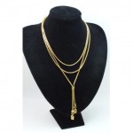 vintage givenchy chain tassel necklace