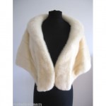 vintage ivory mink stole z