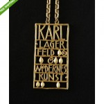vintage karl lagerfeld necklace