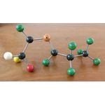 vintage mid-century atomic molecule model