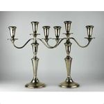 vintage reed and barton sterling silver candlesticks