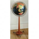 vintage replogle floor globe