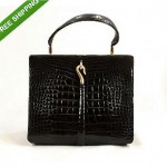 vintage rosenfeld alligator handbag z