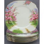 vintage royal albert bone china dessert plates