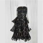 vintage saks fifth avenue sequin evening dress