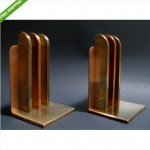 vintage walter von nessen copper brass bookends