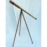 vintage world war i brass telescope