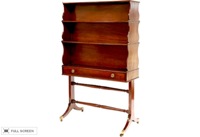 antique 1830s mahogany bookcase
