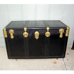 antique 1900s steamer trunk