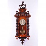 antique c. 1900 junghans wall clock