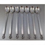 antique georg jensen iced tea spoons