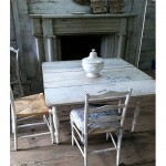 antique mid-1800s primitive farm table