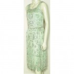 vintage 1920s beaded flapper dress