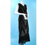 vintage 1920s beaded flapper dress