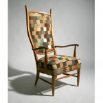 vintage 1950s edward wormley patchwork chair