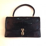 vintage 1960s hermes alligator handbag