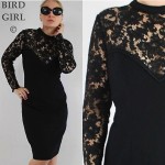 vintage 1960s lace lbd