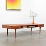 vintage 1960s teak coffee table