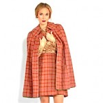 vintage 1960s tweed cape suit