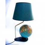 vintage 1961 globe celestial lamp