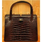 vintage 1961 lucille de paris alligator handbag