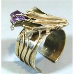 vintage 1970s ernandes carvalhu amethyst cuff bracelet