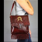 vintage 1970s etienne aigner fringe handbag