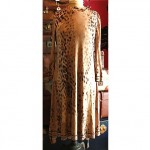 vintage 1970s leonard leopard print silk jersey dress