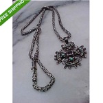 vintage MATL cross necklace