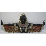 vintage art deco egyptian revival coat rack