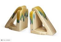 vintage c. 1935 carlton ware bookends