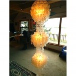 vintage capiz shell hanging lamp