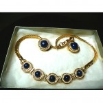 vintage christian dior necklace and earrings
