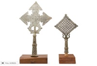 vintage ethiopian processional crosses