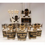 vintage georges briard name your poison bar set